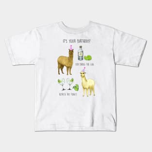 ALPACA THE TONIC Kids T-Shirt